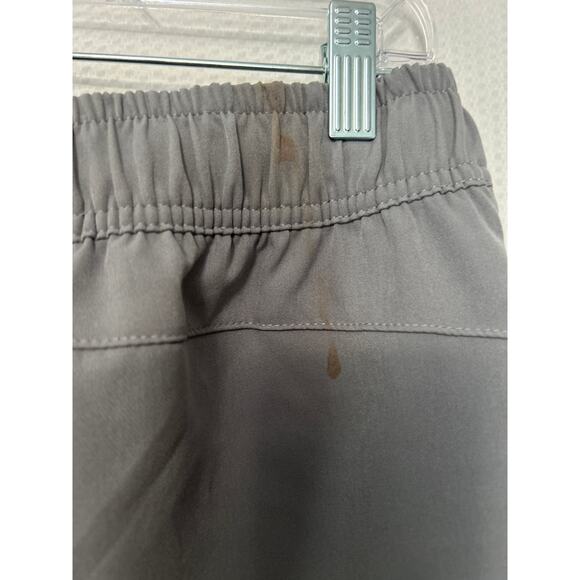 Leg3nd Men’s Athletic Shorts Gray Casual Workout Gym Running Hiking Pockets Med - Picture 2 of 9
